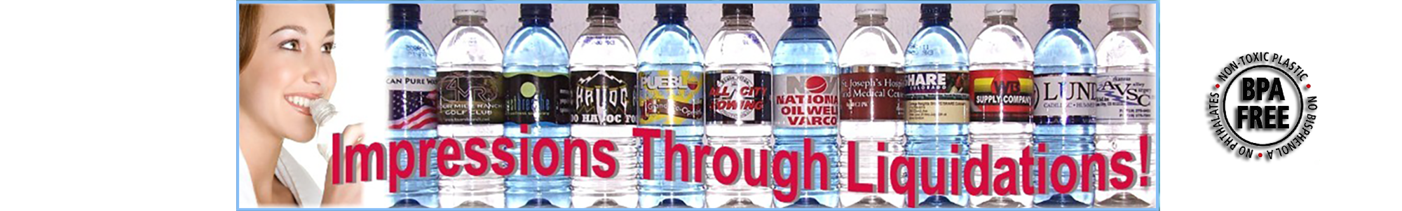 Offering custom bottled water nationwide